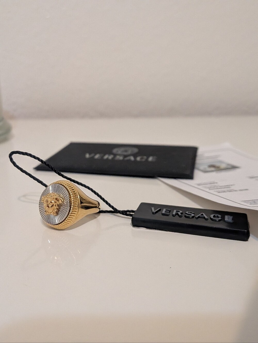Versace Medusa Ring Nwt 5
